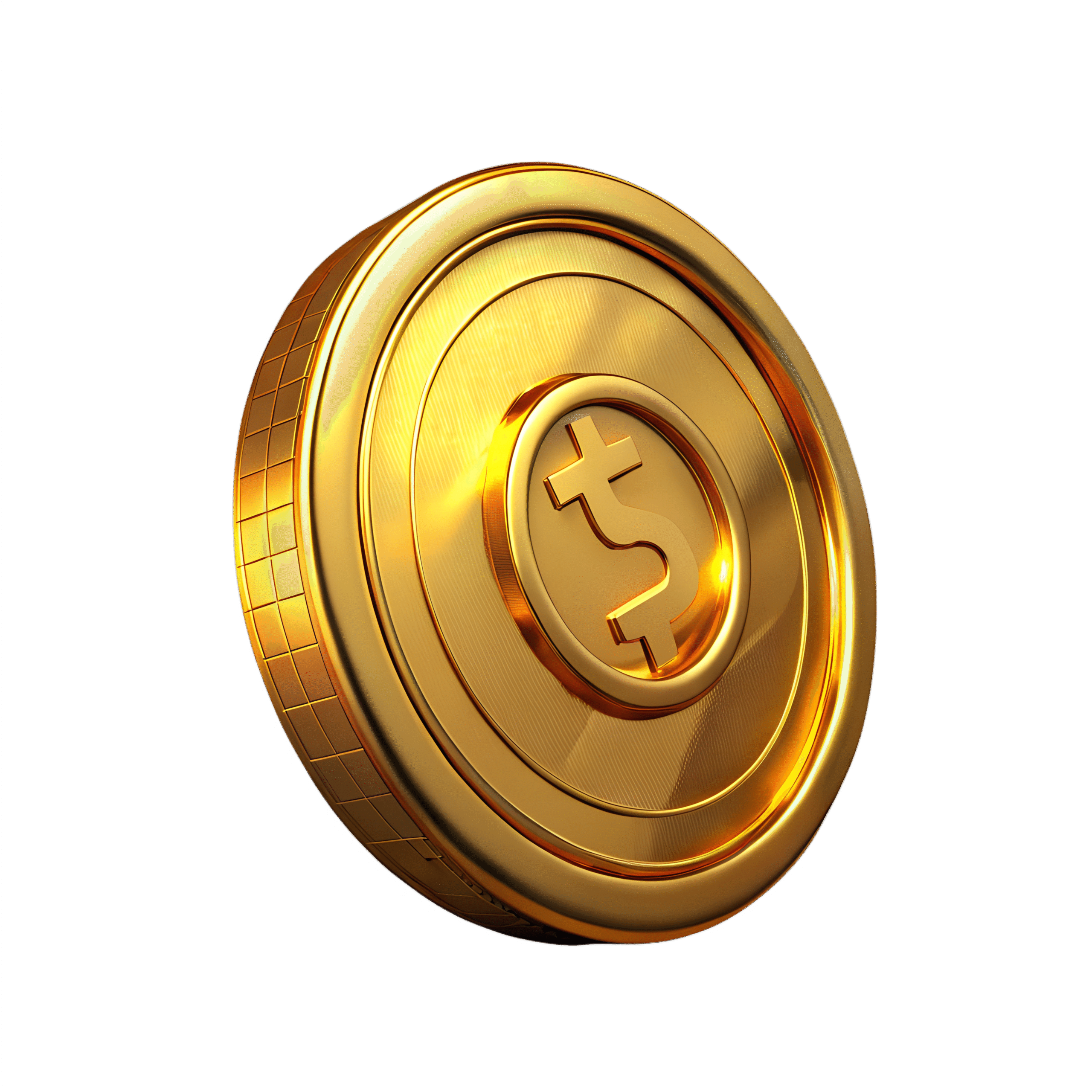 —pngtree—a 3d gold coin spinning 20767574